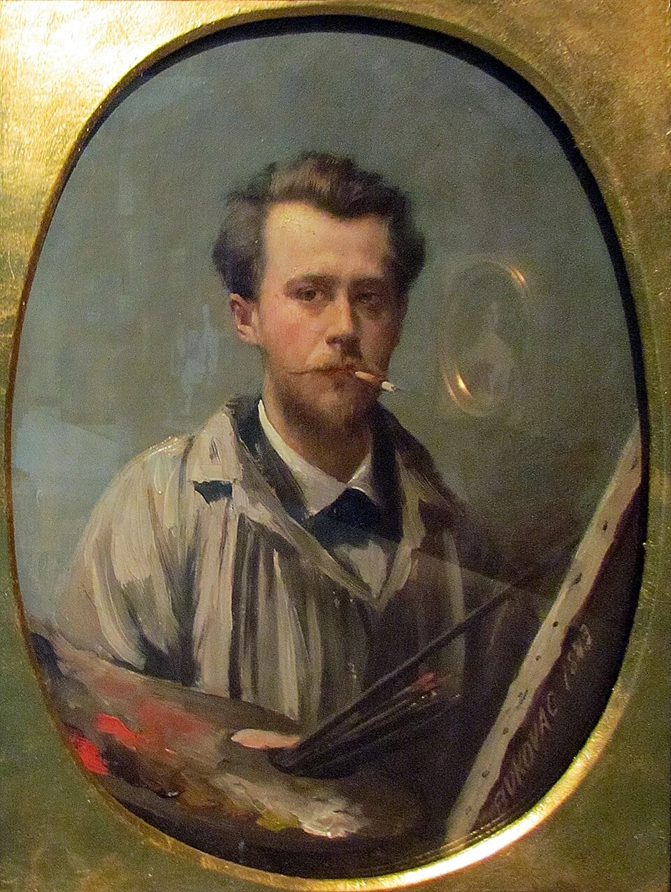 Vlaho Bukovac - Autoritratto